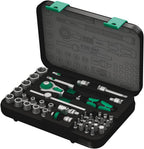 Wera 8100 SA 2 Zyklop Speed-Knarrensatz, 1/4 Zoll metrisch, Schwarz, 42-teilig, 05003533001