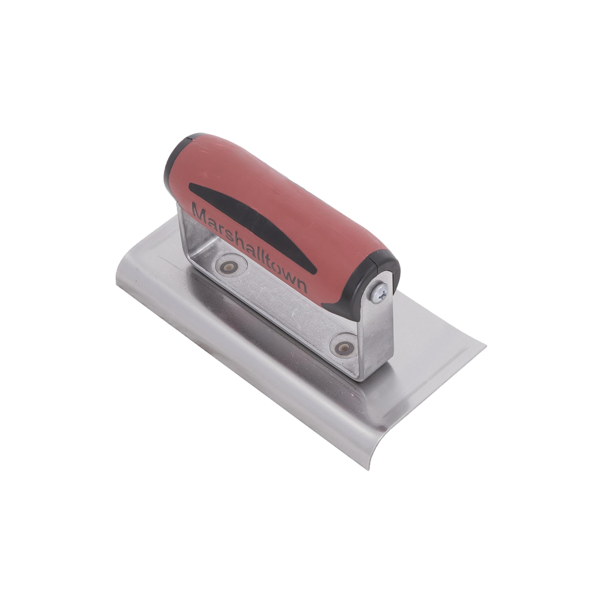 Marshalltown M/T136D 6 x 3 Stahlkantenkelle-Gebogene Enden-3/8R, 1/2L DuraSoft Griff, Stahl