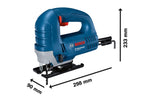 Bosch Professional Stichsäge GST 8000 E (inkl. 1x Sägeblatt T144 D, Spanreißschutz)