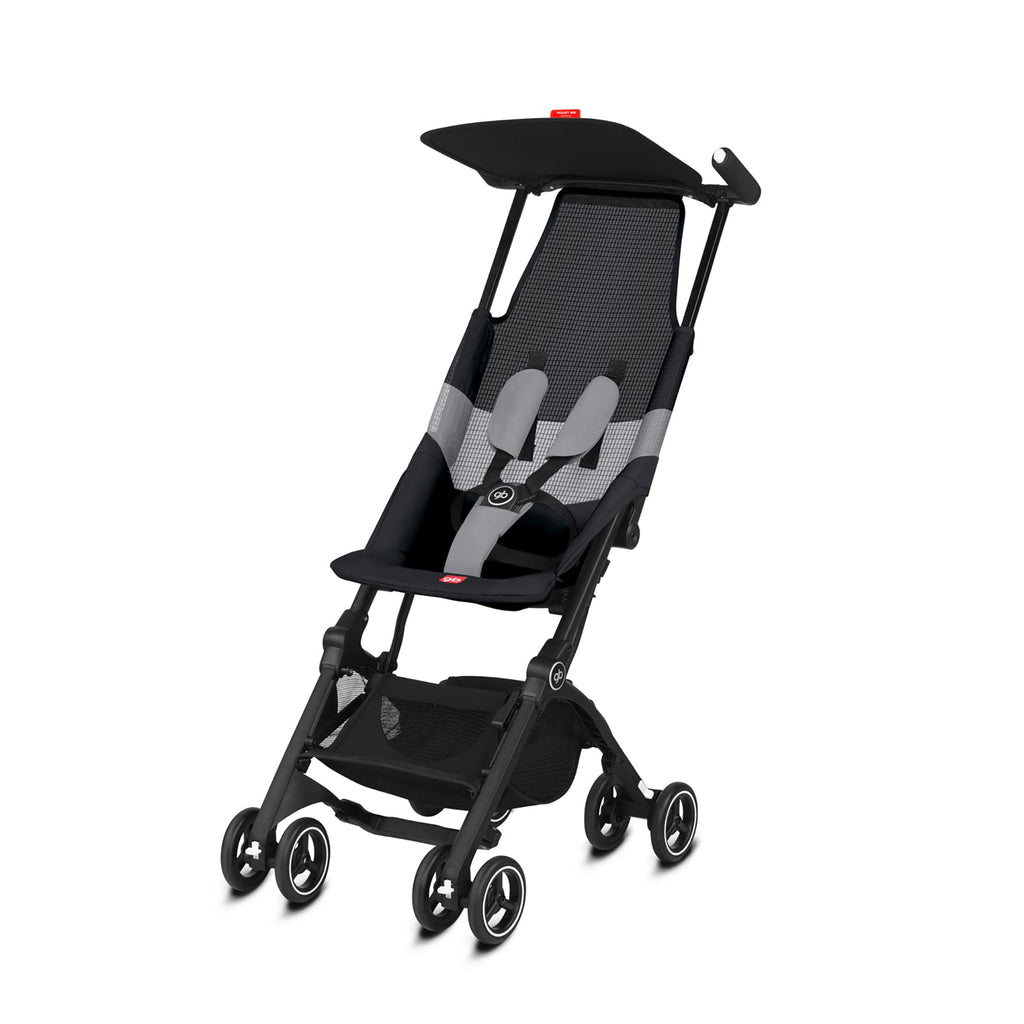 gb Gold Buggy Pockit Air All Terrain, Ultrakompakt, 0-22 kg, Ab Geburt bis ca. 4 Jahre, Velvet Black