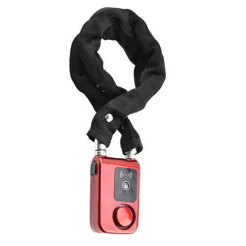 ASHATA Smart Bluetooth Fahrradschloss,Fahrradalarm App-gesteuertes Kabelschloss Sicheres Alarmschloss,Wasserdichtes Anti Diebstahl 110dB Alarm Schloss Lock für IOS/Android Smartphone