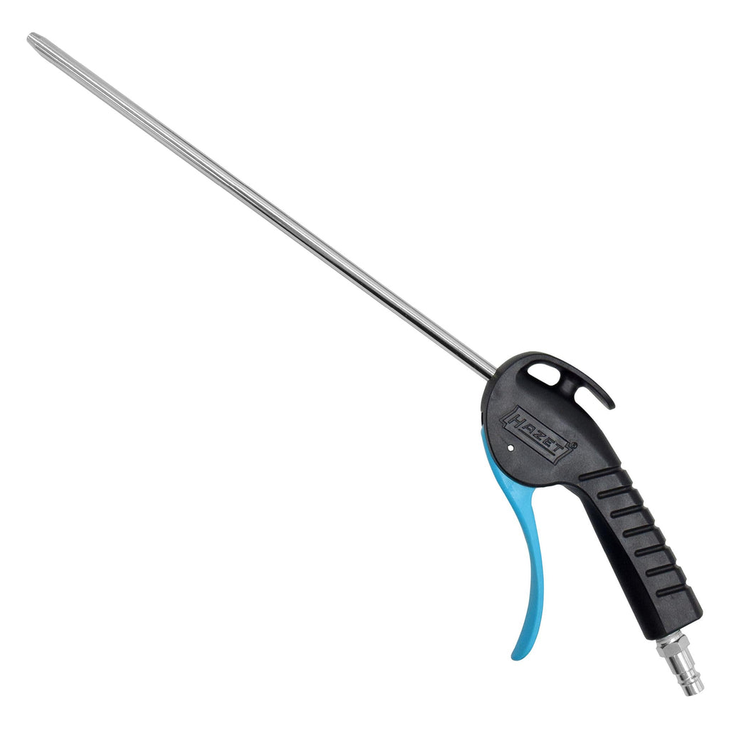 HAZET Ausblaspistole 9040P-2 I 280 mm gerade, lange Düse, 6 bar Betriebsdruck mit ergonomischem Handgriff I für ein schnelles Entfernen von Spänen oder anderen Fremdkörpern