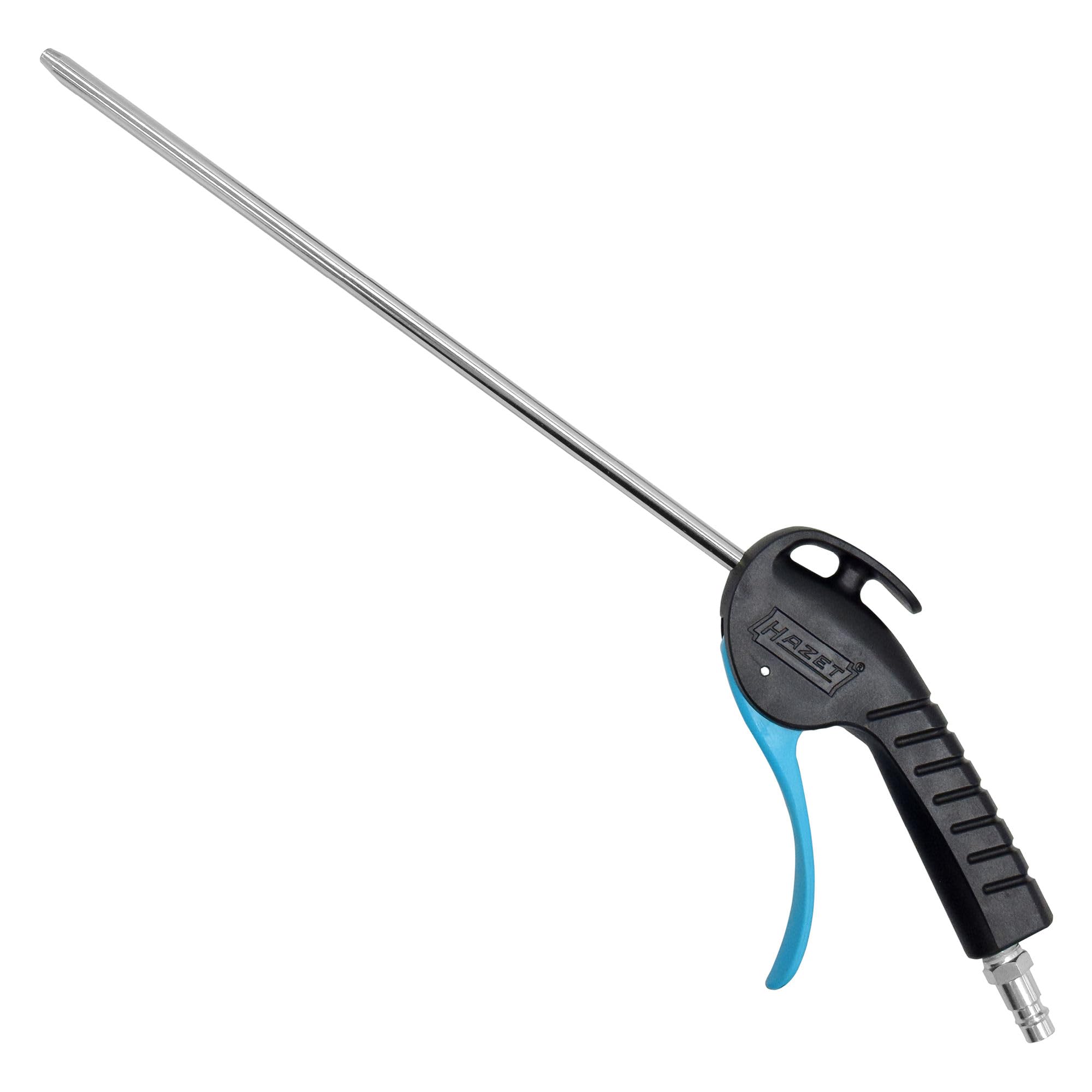 HAZET Ausblaspistole 9040P-2 I 280 mm gerade, lange Düse, 6 bar Betriebsdruck mit ergonomischem Handgriff I für ein schnelles Entfernen von Spänen oder anderen Fremdkörpern