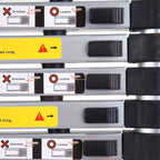 3,2M Teleskopleiter, Mehrzweckleiter Aluminium, 150 kg/330 Pfund Belastbarkeit, Ausziehbar Aluleiter, Ausziehleiter für Dachboden/Kletterdach/Büronutzung/Baujob