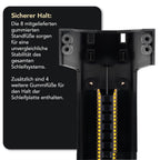 DMT DuoSharp®Plus™ Diamant Schleifstein 8" mit Basis Fein/Extrafein | Doppelseitiger Messerschärfer in Profiqualität | 20cm Wetzstein für Messer und Werkzeuge | Made in USA | WM8EF-WB