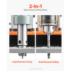 VEVOR Profi Kernbohrmaschine Magnetbohrmaschine 1550 W, Kernbohrmaschine Magnetbohreinheit 13000 N 50 mm Magnetkernbohrsystem für Schiffsbau, Brückenbau usw.