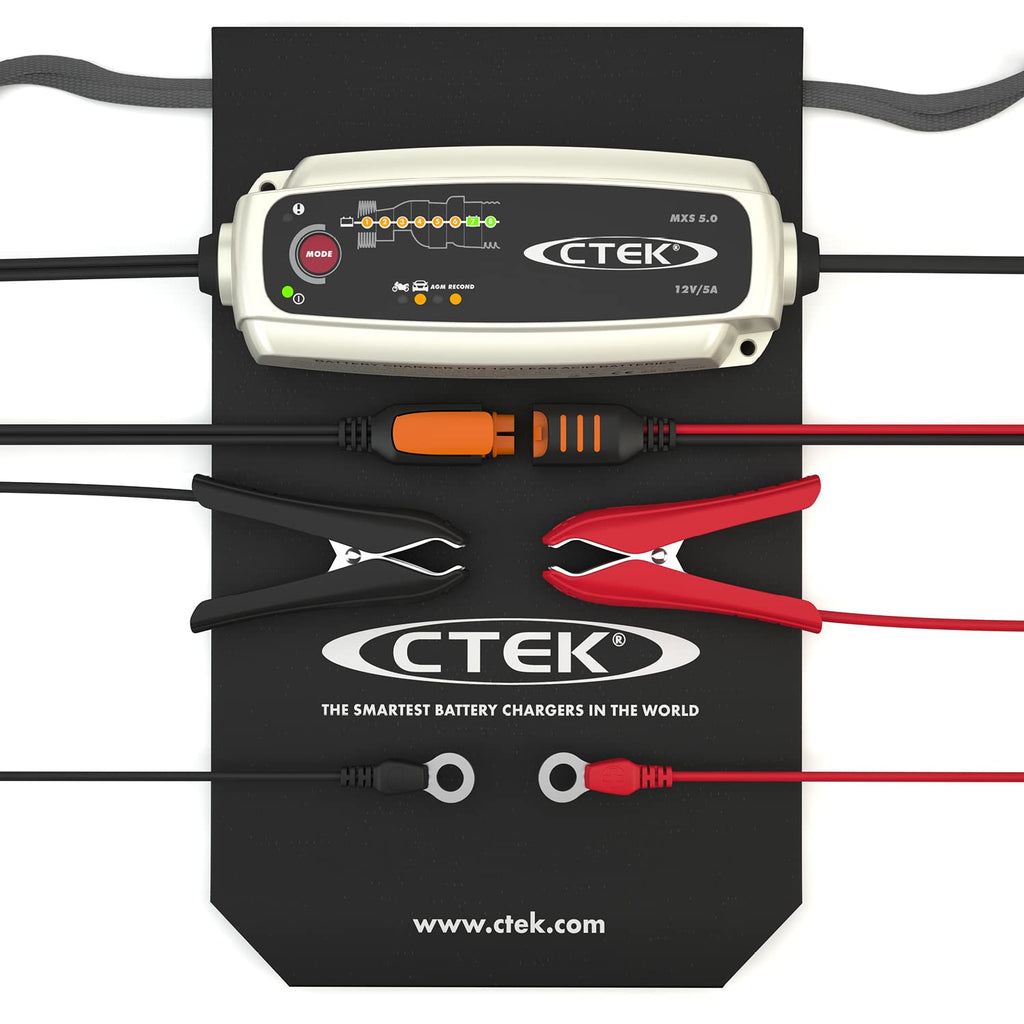 CTEK MXS 5.0 Batterieladegerät 12V Optimale Temperaturkompensation Automobil Motorrad