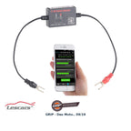 Lescars Autobatterieüberwachung: Kfz-Batterie-Wächter mit Bluetooth und App, für 12-Volt-Batterien (Batterieüberwachung Bluetooth, Batteriewächter Test, 12V Zigarettenanzünder)