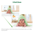 LeapFrog LF2423 Baby Monitor with Camera, Long Range, 2.8 Inch Video LCD Display, 2X Zoom, Temperature Sensor, Noise Activation Mode, Intercom, Long Battery Life, 720p