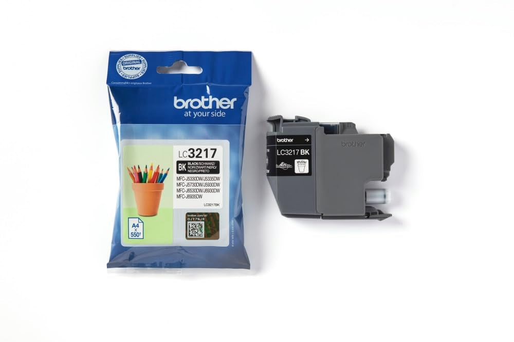 Brother,LCBK,Original AA8Tintenpatrone LC-3217BKschwarz (für BrotherMFC-J5330DW, -J5335DW, -J5730DW, -J5930DW, -J6530DW,-J6930DW, -J6935DW)