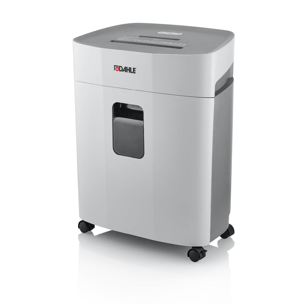 Dahle PaperSAFE PS 240 Aktenvernichter (10 Blatt, Sicherheitsstufe P4, Partikelschnitt, öl- und wartungsfrei, 25 Liter) grau