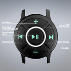 Doohoeek Bluetooth Fernbedienung mit Armband für iPhone & Android Phone, Tragbare Anruf/Musik/Foto-Fernsteuerung bei Outdoor Sport, Skifahren, Motorrad, Fahrad, IPX7 Wasserdicht