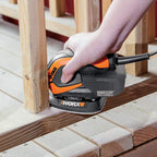 WORX Delta-Multischleifer, 65 W, WX 648.2, DustStop Mikrofilter, Klettverschluss-System, ergonomisches Design, kompakt und leicht, inklusive Zubehör