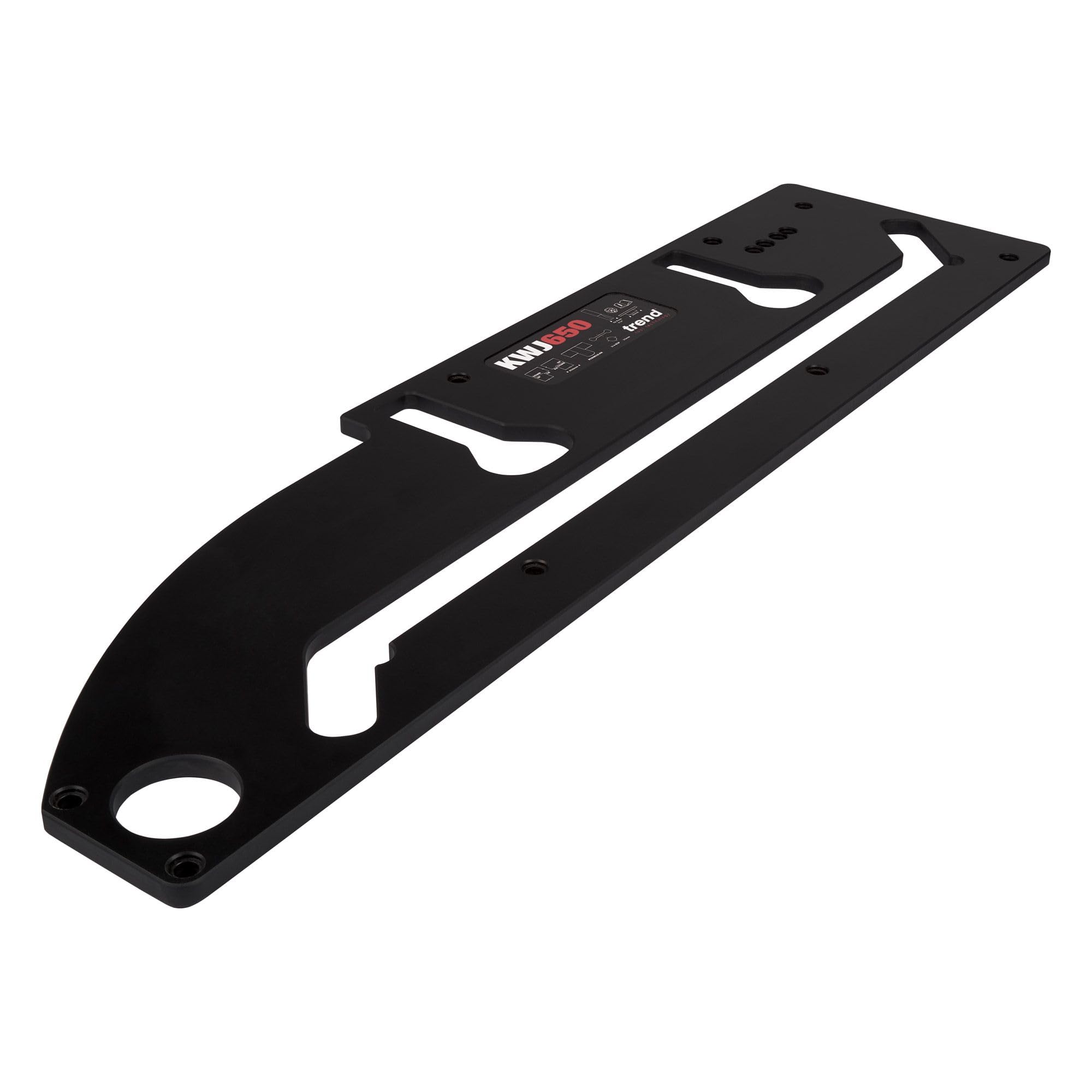 Trend Küchenarbeitsplatten-Frässchablone mit Halbinsel-Schnitt, für Arbeitsplatten bis zu 650 mm, KWJ650