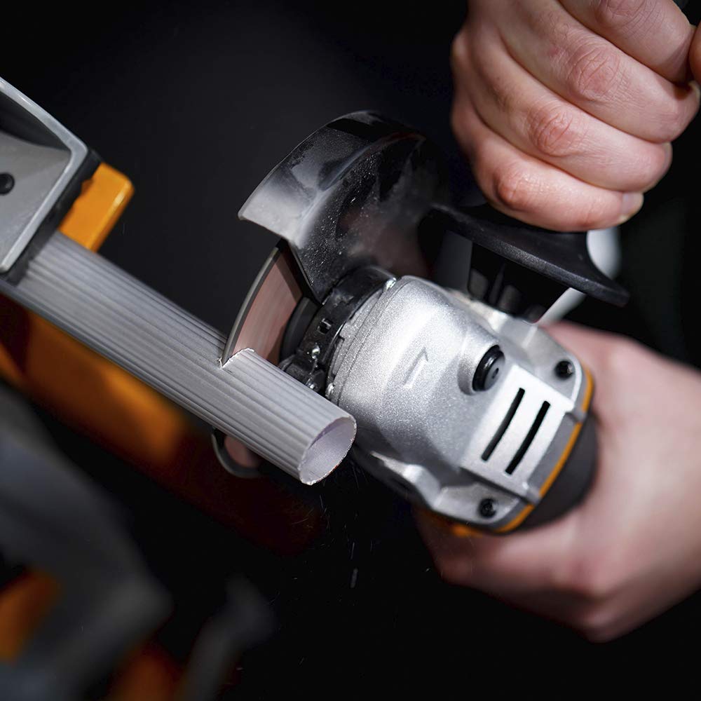 WORX WX803.9 Akku-Winkelschleifer 20V – leistungsstarker Winkelschleifer mit 125mm Scheibendurchmesser – hohe Sicherheit & Komfort – 2-Position verstellbarer Handgriff - ohne Akku & Ladegerät