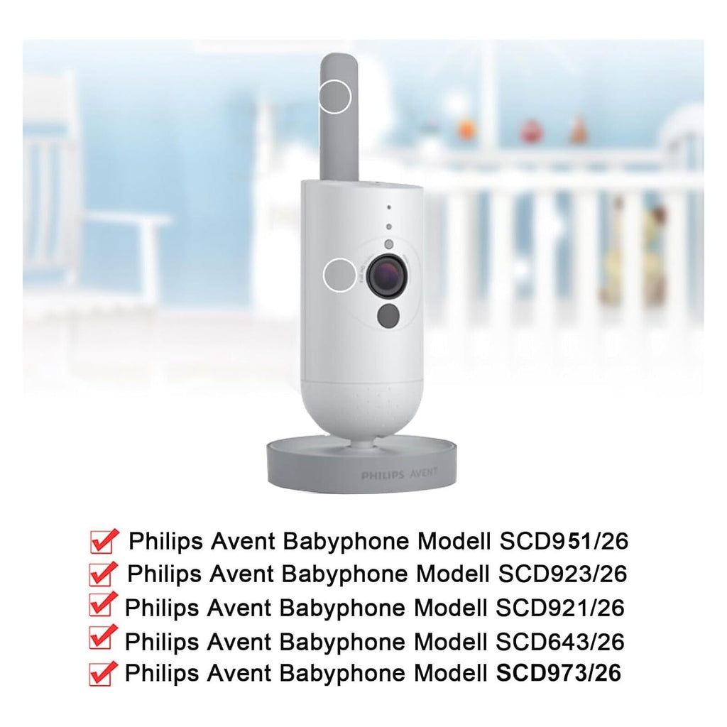 Monitor Halterung für Philips Avent Babyphone SCD923/26, Flexible Baby Kamera Halter für SCD643/26, Holder für Philips Avent Video Baby Monitor, Video Babyphone Kamera Mount Halterung Stand Zubehör