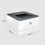 HP LaserJet Pro 3002dw Laserdrucker, Automatischer beidseitiger Druck, Bis zu 33 A4-Seiten pro Minute, Hi-Speed USB, WiFi, Ethernet, Bluetooth, Smart App, Wolf Pro Security