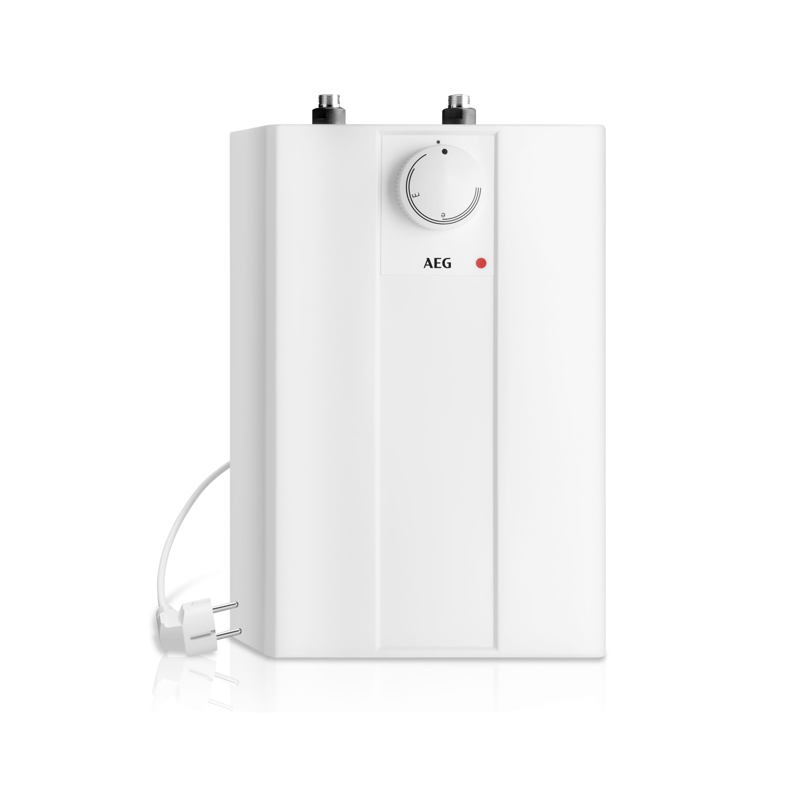 AEG druckloser Kleinspeicher Huz 5 Basis, Untertischboiler 5 Liter Niederdruck, steckerfertig, 2 kW, 222162