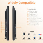 DESOBRY 19-Zoll Fernseher 1080P mit Antenne, Kleiner Fernseher mit HDMI/AVEingang USB-Anschluss, Tragbare MINI TV für Küche, Schlafzimmer, Camping und Wohnmobil (ohne Batterie)