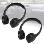 Dioche Caravan Drahtloser Kopfhörer 2-Kanal-Schnur Loser Infrarot-Ir Stereo-Audio-Kopfhörer Kopfhörer für Auto-Kopfstütze DVD