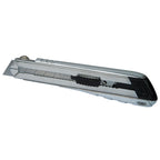 Stanley FatMax Cuttermesser PRO 0-10-820 (25 mm Klingenbreite, 210 mm Länge, extra langer, robuster Metall-Korpus für beidhändiges Schneiden, angeraute Grifffläche, inkl. 4 Abbrechklingen)