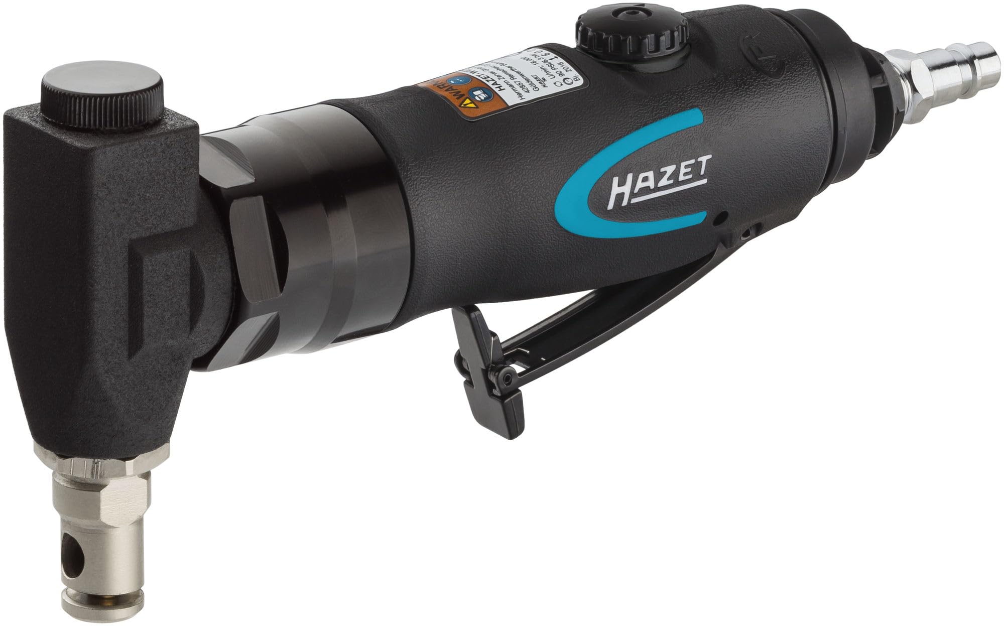 HAZET Blechknabber 9036N-1 I Schneidleistung: Edelstahl/Stahl 1,2 mm | Alu 1,6 mm I Leistung: 370 Watt I Stufenlose Geschwindigkeitsregulierung I Schnittbreite: 4,5 mm