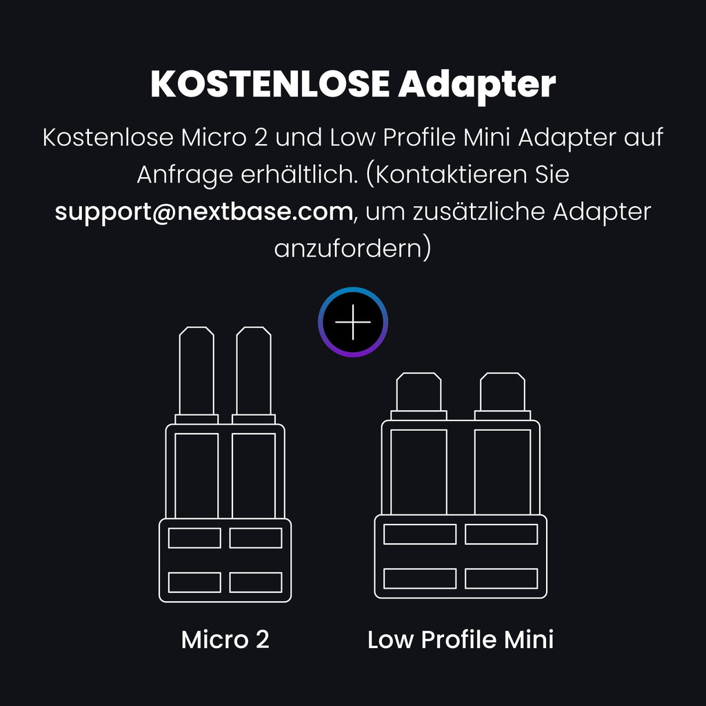 Nextbase Dash Cam Hardwire Kit, Festeinbau-Kabel für alle Dashcams der Nextbase Serie 2, Kabellänge 5m, zur Stromversorgung durch Anschluss an Sicherungskasten, einfaches Plug-and-Play