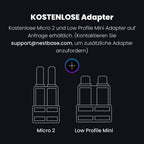 Nextbase Dash Cam Hardwire Kit, Festeinbau-Kabel für alle Dashcams der Nextbase Serie 2, Kabellänge 5m, zur Stromversorgung durch Anschluss an Sicherungskasten, einfaches Plug-and-Play