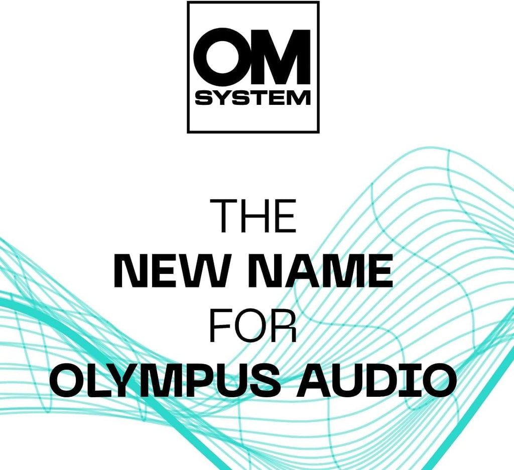 OM SYSTEM WS-882 hochwertiger digitaler Voice Recorder mit Stereomikrofonen, 6 Aufnahmemodi, Direkt-USB, eingebautem Ständer, 4 GB interner Speicher, Silber