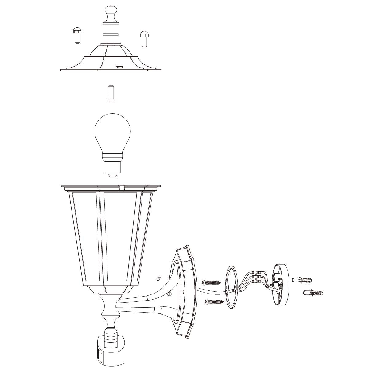 EGLO Außen-Wandlampe Laterna 5, 1 flammige Außenleuchte inkl. Bewegungsmelder, Sensor-Wandleuchte aus Aluguss und Glas, Farbe: Weiß, Fassung: E27, IP44