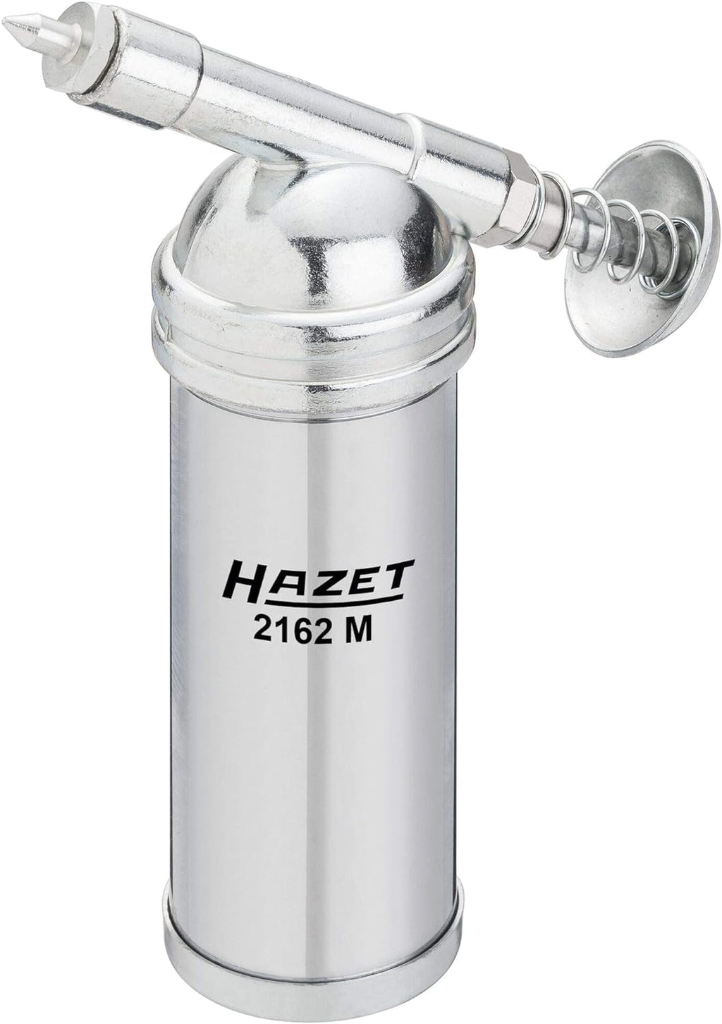 HAZET Mini-Fettpresse 2162M inkl. Schmiernippel in 50 und 90 Grad Ausführung - präzise Dosierung für loses Fett, Füllmenge 80 g - zum schmieren von Maschinen, Fahrrad-Ketten, Schlagschraubern uvm.