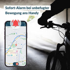 GPS-Tracker für E-Bikes — Brose Universal kompatibel, lückenlose GPS-Übertragung in Europa — Diebstahlschutz, Echtzeit-Tracking mit Handy-App — inkl. SIM & Zusatzakku