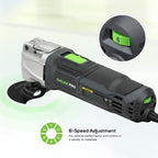GALAX PRO Oszillierende Werkzeuge, 6 variable Geschwindigkeiten, 15000-22000RPM Multifunktionswerkzeug, 260W, 40-teilig, Zubehör mit Schnellspanner Multifunktionsklingen mit Tragetasche