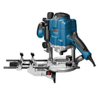 Bosch Professional Oberfräse GOF 1250 CE (inkl. Maulschlüssel 19 mm, Parallelanschlag mit Feineinstellung, Kopierhülsenadapter, Spannzange, L-BOXX)