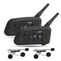 EJEAS V6PRO Motorrad Intercom Bluetooth Headsets 1200m bis zu 6 Reiters DSP-Rauschunterdrückung, Wasserdicht, Kommunikationssystem für Motorräder, USB-C