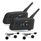 EJEAS V6PRO Motorrad Intercom Bluetooth Headsets 1200m bis zu 6 Reiters DSP-Rauschunterdrückung, Wasserdicht, Kommunikationssystem für Motorräder, USB-C