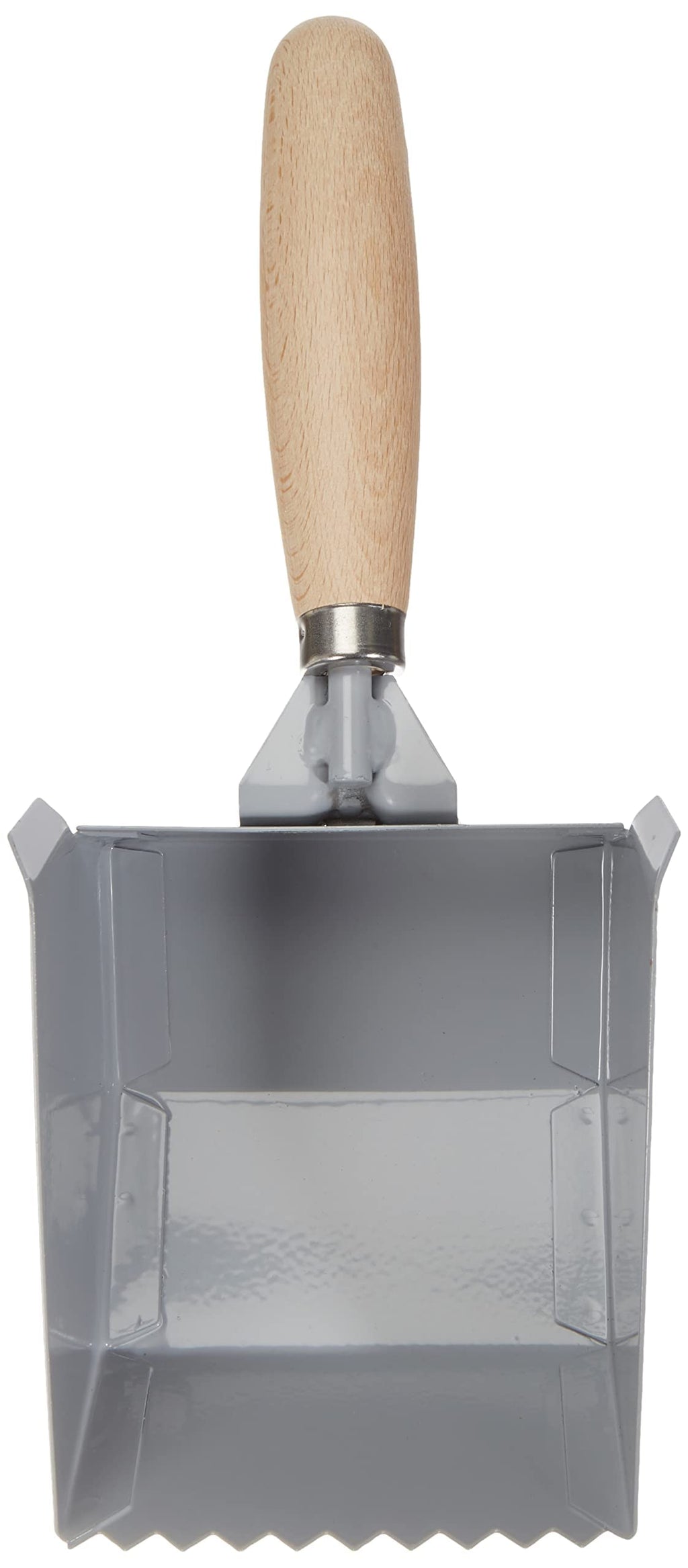 KOTARBAU Klebekelle 100 – 420 mm Holzgriff Plankelle Porenbetonkelle Gasbetonkelle Mörtelbettkelle Plansteinkelle Betonschaufel Rechteckzahnung (100 mm)