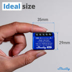 Shelly 1 Mini Gen 3 | 4er Pack | WiFi & Bluetooth Smart Switch Relais 1 Kanal 8A | Hausautomation | Kompatibel mit Alexa und Google Home | iOS-Android-App | Kein Hub erforderlich | Trockene Kontakte