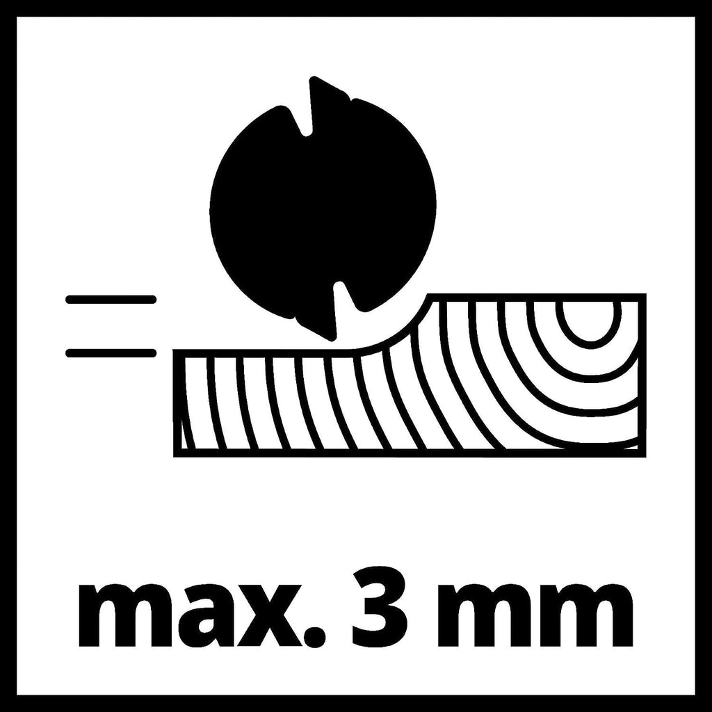 Einhell Elektrohobel TE-PL 900 (Fußplatte Mit 3 V-Nuten, Softgrip, Inkl. Parallelanschlag, Falztiefenanschlag, TCT Hobelmesser), Blau, 900 W, Bis 3 mm Spantiefe, Große Messerwelle