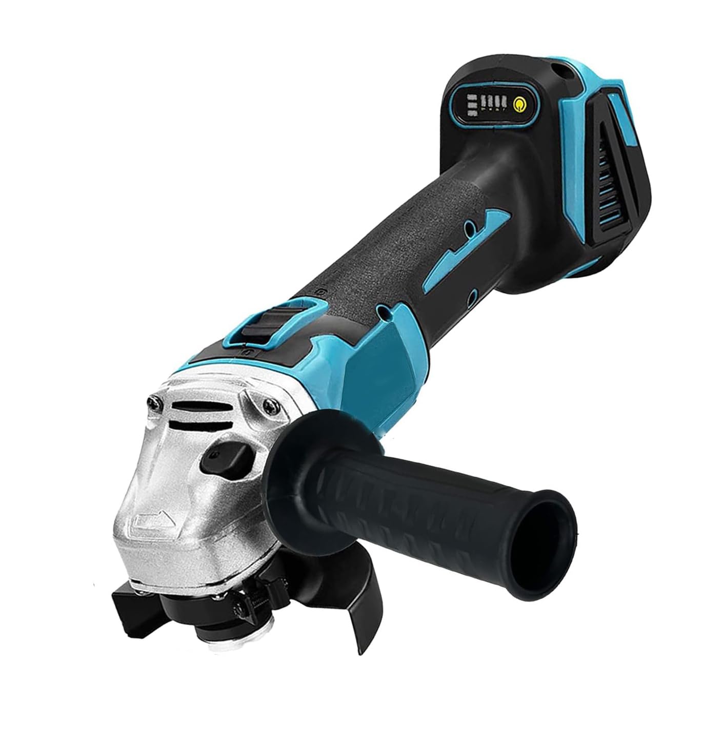 Akku Winkelschleifer 125 mm Kabellos,Kompatibel mit Makita 18V Akku, 7000 RPM Bürstenloser Motor Kabelloser Winkelschleifer zum Schneiden, Schleifen, Polieren, usw. (Akku nicht enthalten)