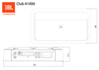 JBL Club A5055 5-Kanal Endstufe Auto - KFZ Autoradio Verstärker 4 x 50 Watt RMS + 1 x 500 Watt RMS für Auto Lautsprecher & Subwoofer