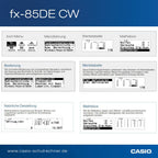 Casio FX-85DE CW ClassWiz technisch wissenschaftlicher Rechner