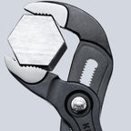 KNIPEX Cobra Hightech-Wasserpumpenzange auf SB-Karte mit rutschhemmendem Kunststoff überzogen 125 mm, 87 01 125 SB