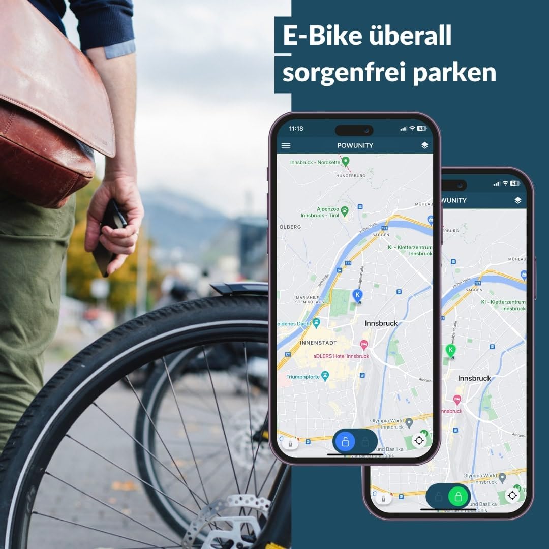 GPS-Tracker für E-Bikes — Bosch Generation 4 - Smart kompatibel, lückenlose GPS-Übertragung in Europa — Diebstahlschutz, Echtzeit-Tracking mit Handy-App — inkl. SIM & Zusatzakku