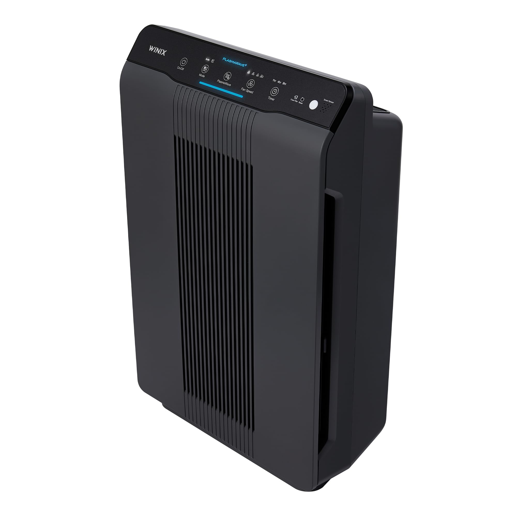 WINIX 5500-2 luftreiniger Allergiker, CADR 390m³/h, 99㎡, Air Purifier für Raucherzimmer gegen Allergien, Staub, Pollen, Tierhaare, Luftqualitätsanzeige, Auto Schlafmodus, Schwarz