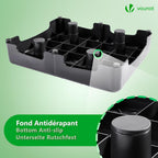 VOUNOT Trittstufe Indoor & Outdoor, rutschfeste und tragbare Fußbank für ältere Menschen, One Step Hocker für Bad, Küche & Türschwellen, Hocker und Aufstiegshilfe