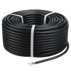 Autokabel KFZ Kabel 2x2,5 mm² 25m flach | Flachkabel Fahrzeugleitung 2-Polig | Stromkabel für Auto, Anhänger, Wohnmobil, Boot | Anhängerkabel elektrisches Kabel bis zu 60V vielseitig einsetzbar
