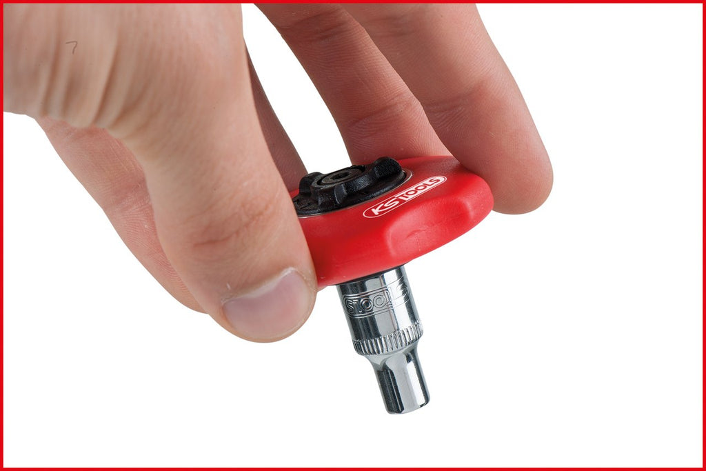 KS Tools 914.1215 Mini-Hand-Umschaltknarren-Satz, 3-teilig, 1/4 Zoll + 3/8 Zoll + 1/2 Zoll