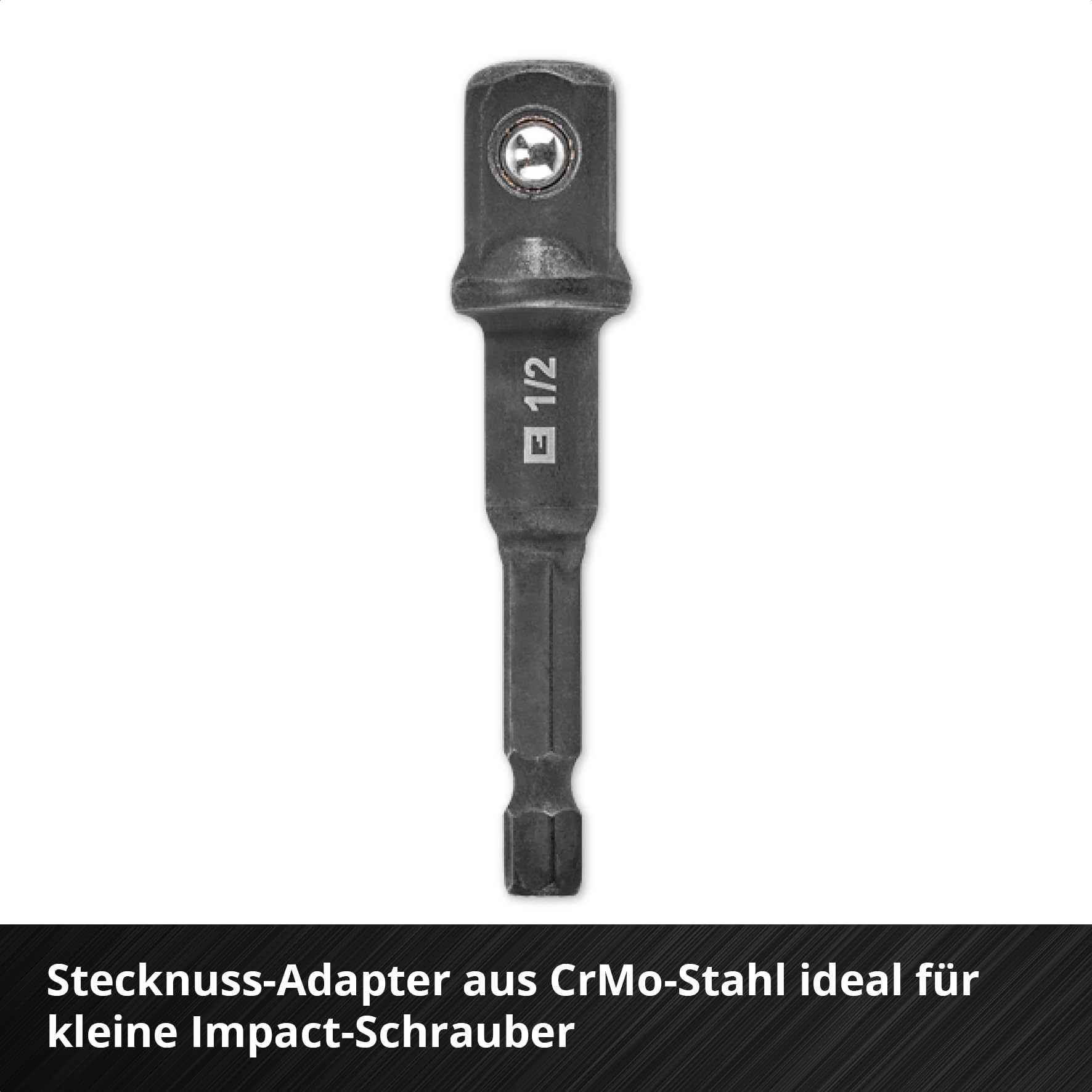 Original Einhell Impact Stecknuss-Set 32-tlg. (18x 30-mm-Kraftbits, 9x 40-mm-Stecknüsse, 3x 80-mm-Stecknüsse, S2- und CrMo-Stahl, Kunststoffhülse, KFZ-Bereich)