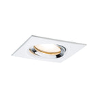 Paulmann Premium EBL Set Name IP65 eckig schwenkb LED 1x_W 230V GU10 51mm Weiß/Chrom